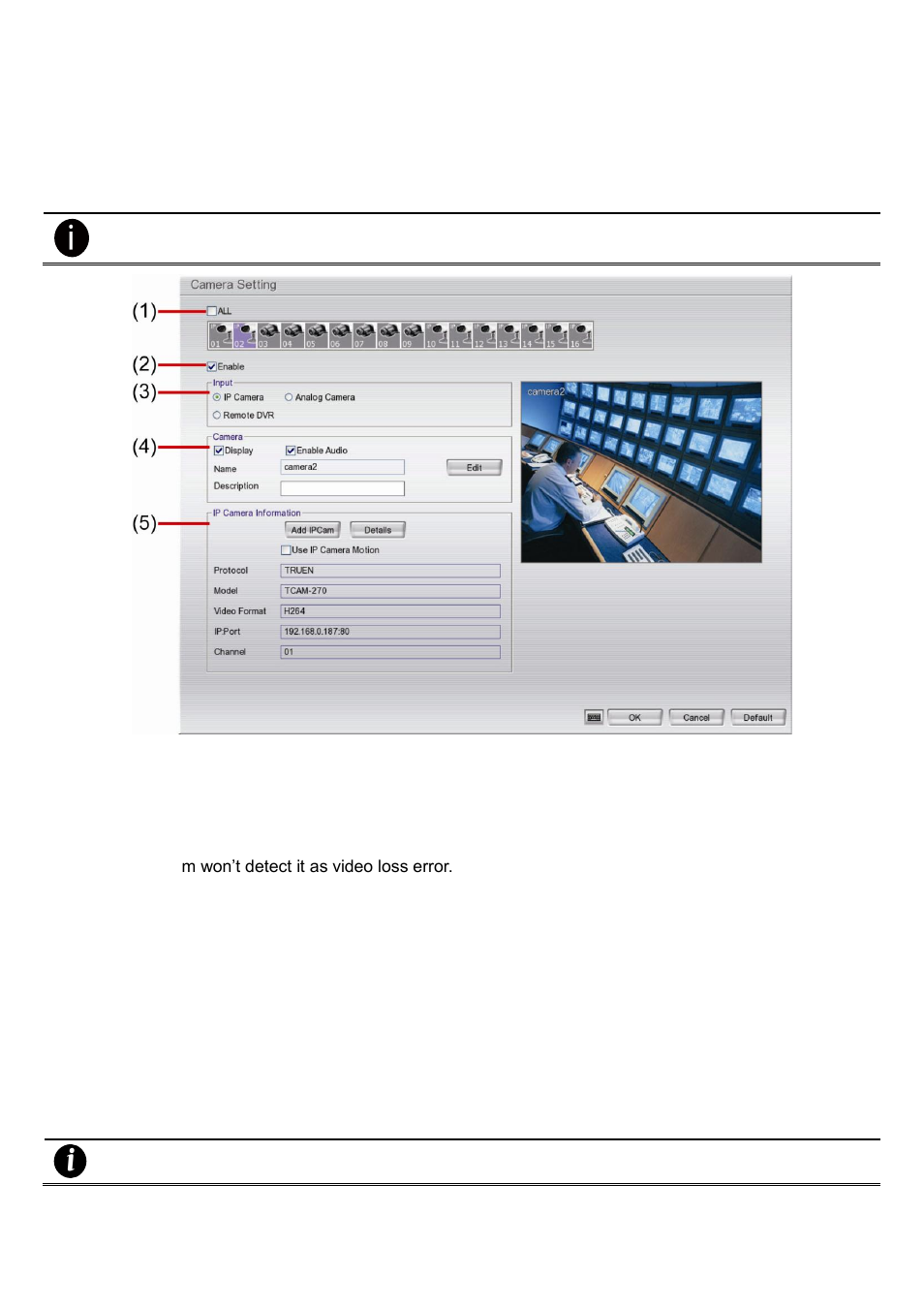 Camera setup, To setup ip camera(for eh series), Chapter 3.2.1 | 2 camera setup, 1 to setup ip camera(for eh series) | AVer EXR5016_series user manual User Manual | Page 60 / 186