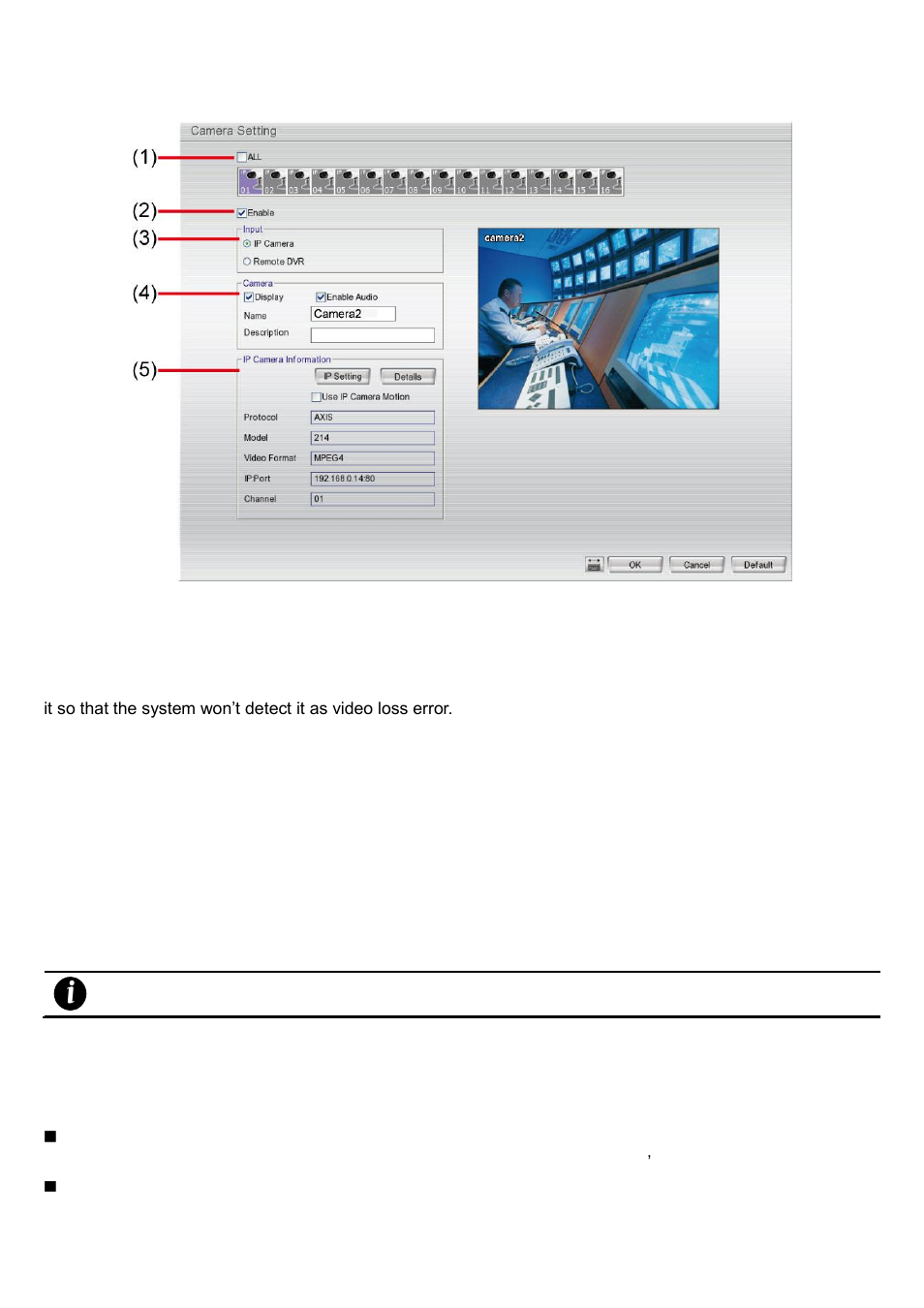 To setup ip camera(for exr series), 2 to setup ip camera(for exr series) | AVer EXR5016_series user manual User Manual | Page 64 / 186