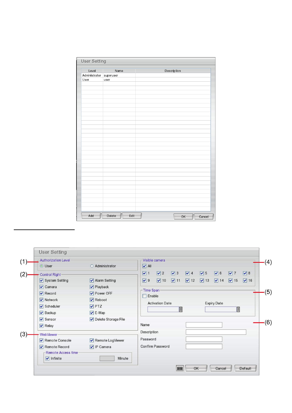 User setup, 10 user setup | AVer EXR5016_series user manual User Manual | Page 88 / 186