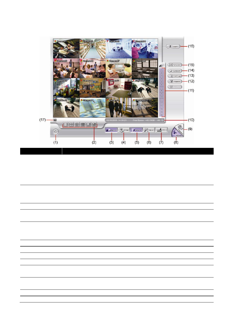 Iv. familiarizing the buttons in preview mode | AVer EXR5016_series quick guide User Manual | Page 22 / 27