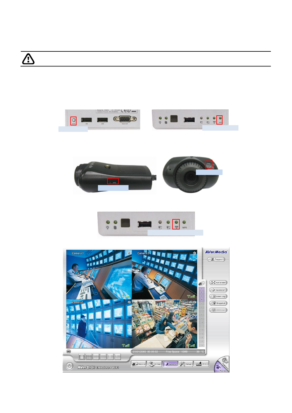 To connect the wireless ip camera, Connecting ip camera in wireless mode, 1 to connect the wireless ip camera | 1 connecting ip camera in wireless mode | AVer EXR6004-WiFi User Manual | Page 16 / 111