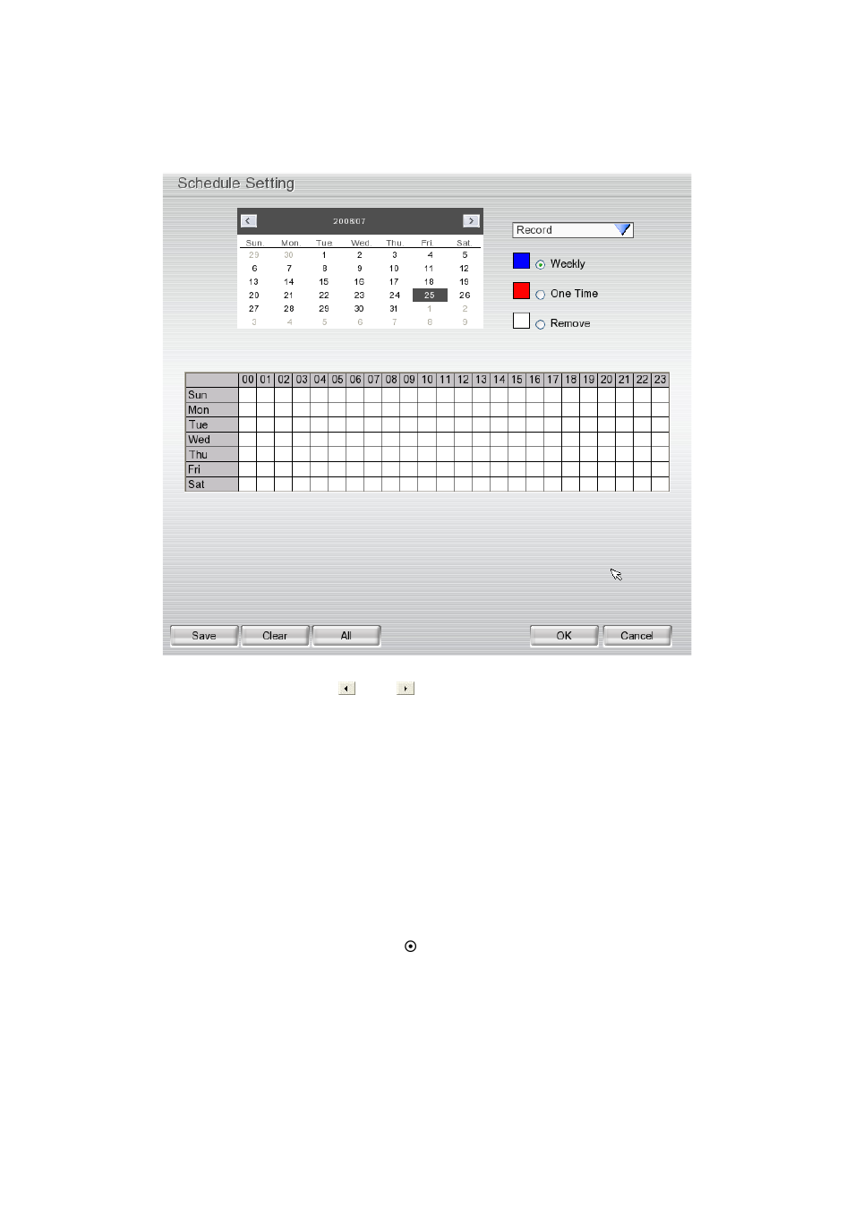 Schedule setting | AVer EXR6004-WiFi User Manual | Page 40 / 111