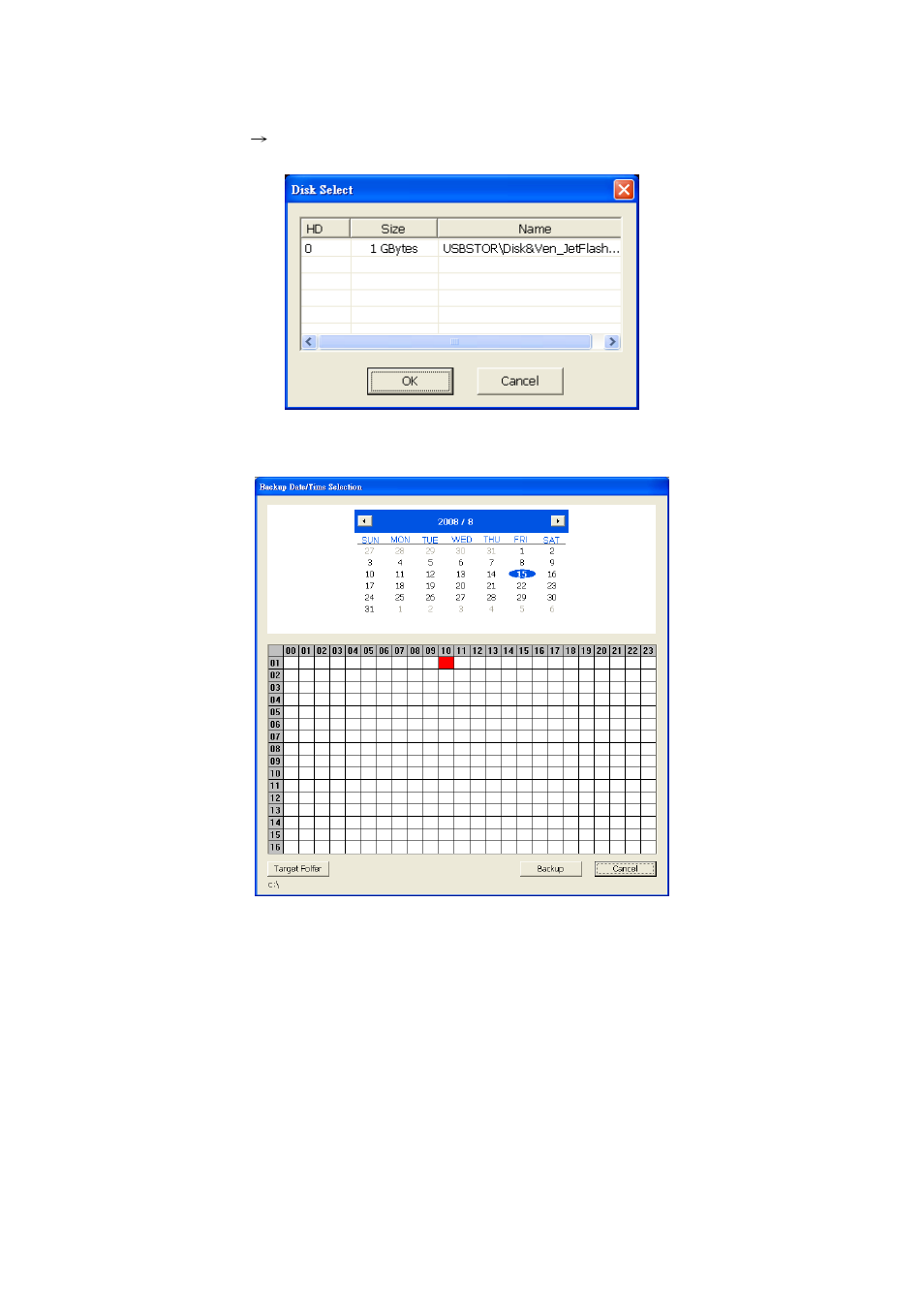 To backup recorded file, 4 to backup recorded file | AVer EXR6004-WiFi User Manual | Page 59 / 111