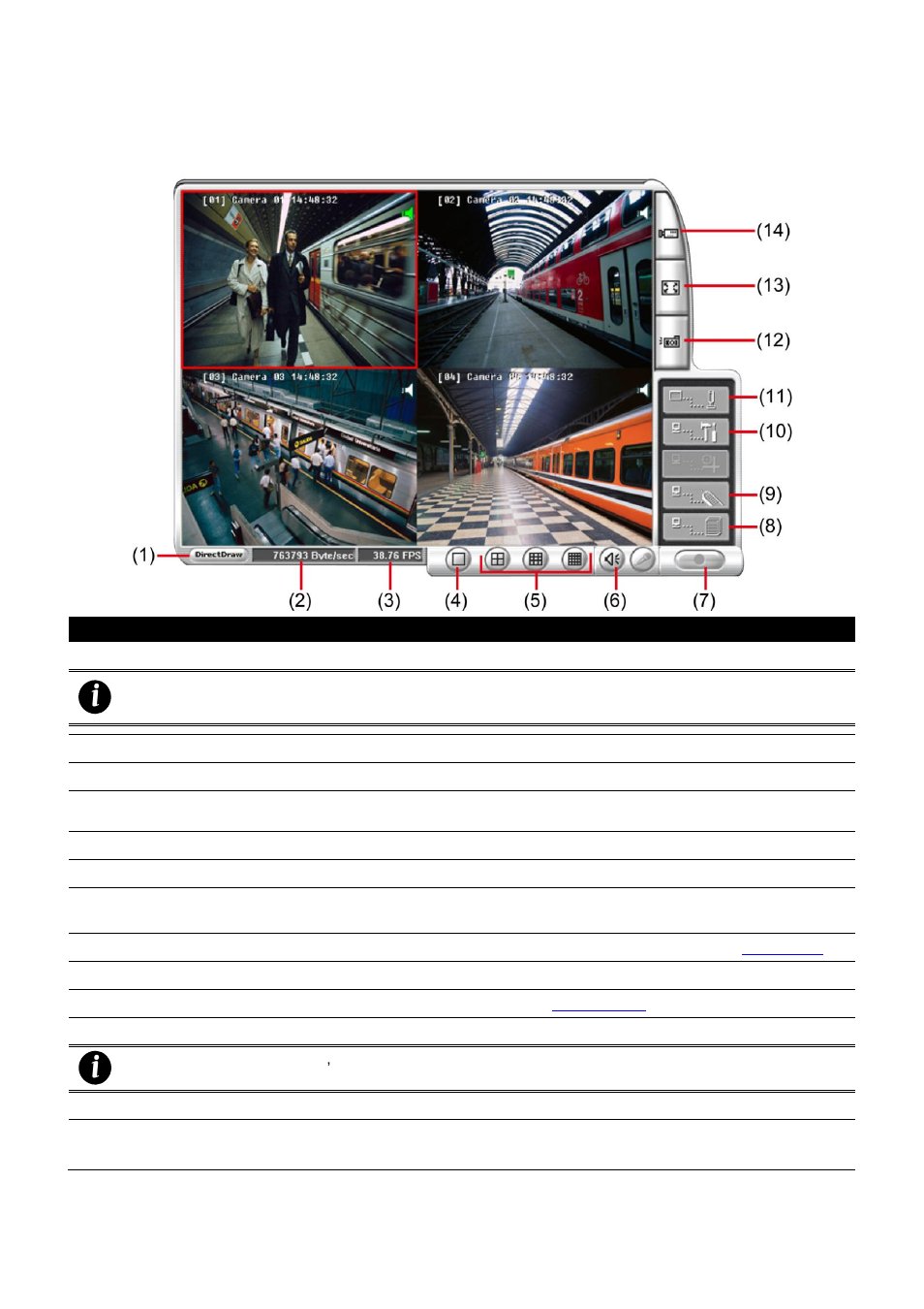 Familiarizing the buttons in webviewer | AVer EXR6004-WiFi User Manual | Page 63 / 111