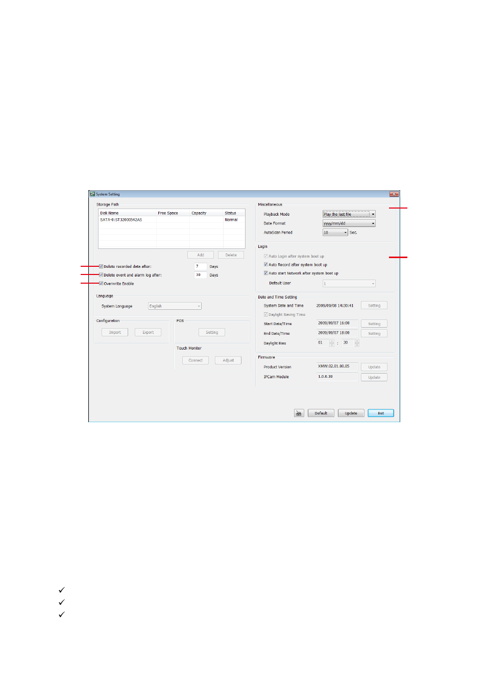 To setup remote system setting, System setting, 2 to setup remote system setting | 1 system setting | AVer EXR6004-WiFi User Manual | Page 95 / 111
