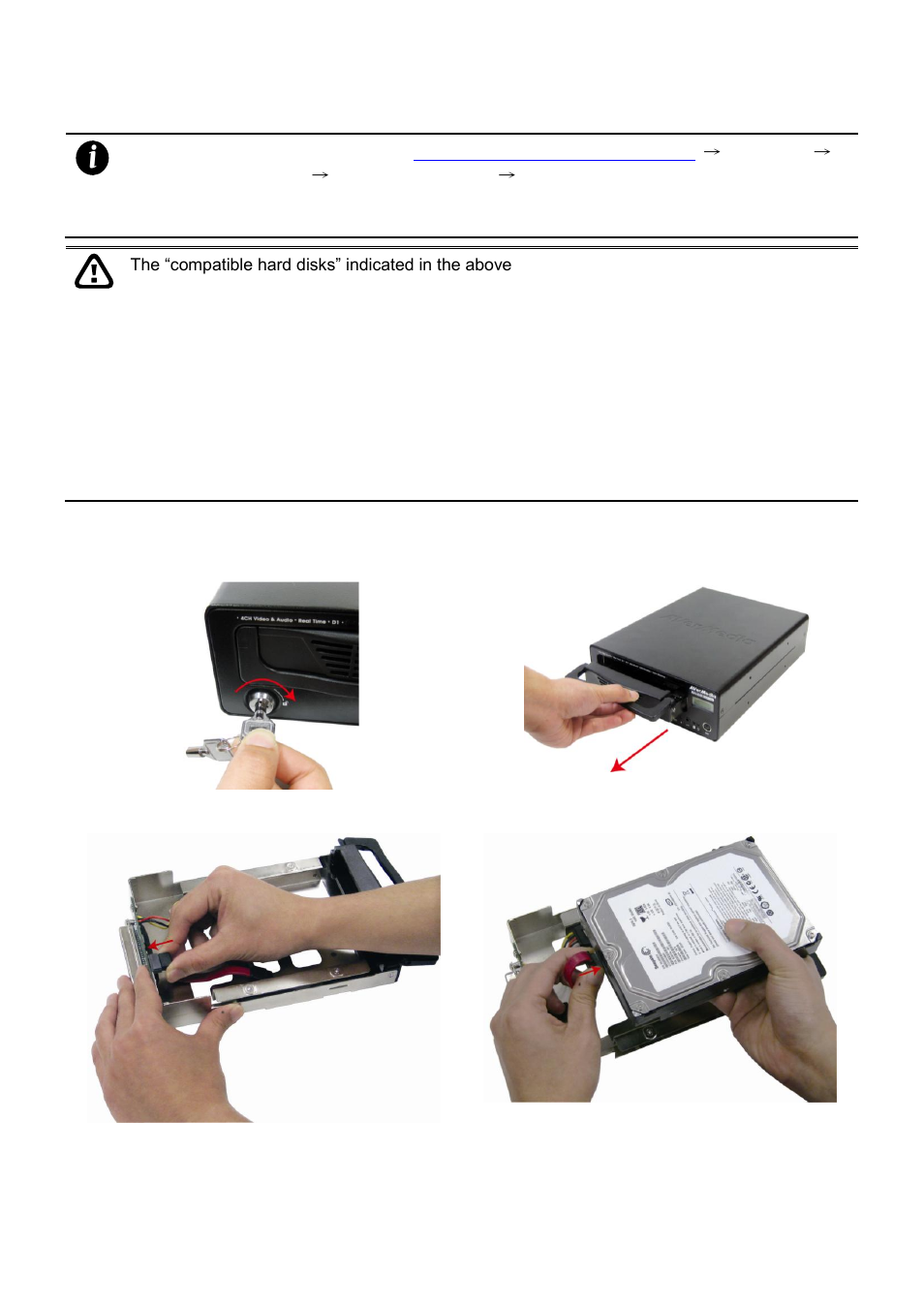 4 setting up the dvr unit, 1 installing the hard disk, Setting up the dvr unit | Installing the hard disk | AVer MOB1304 User Manual | Page 11 / 68