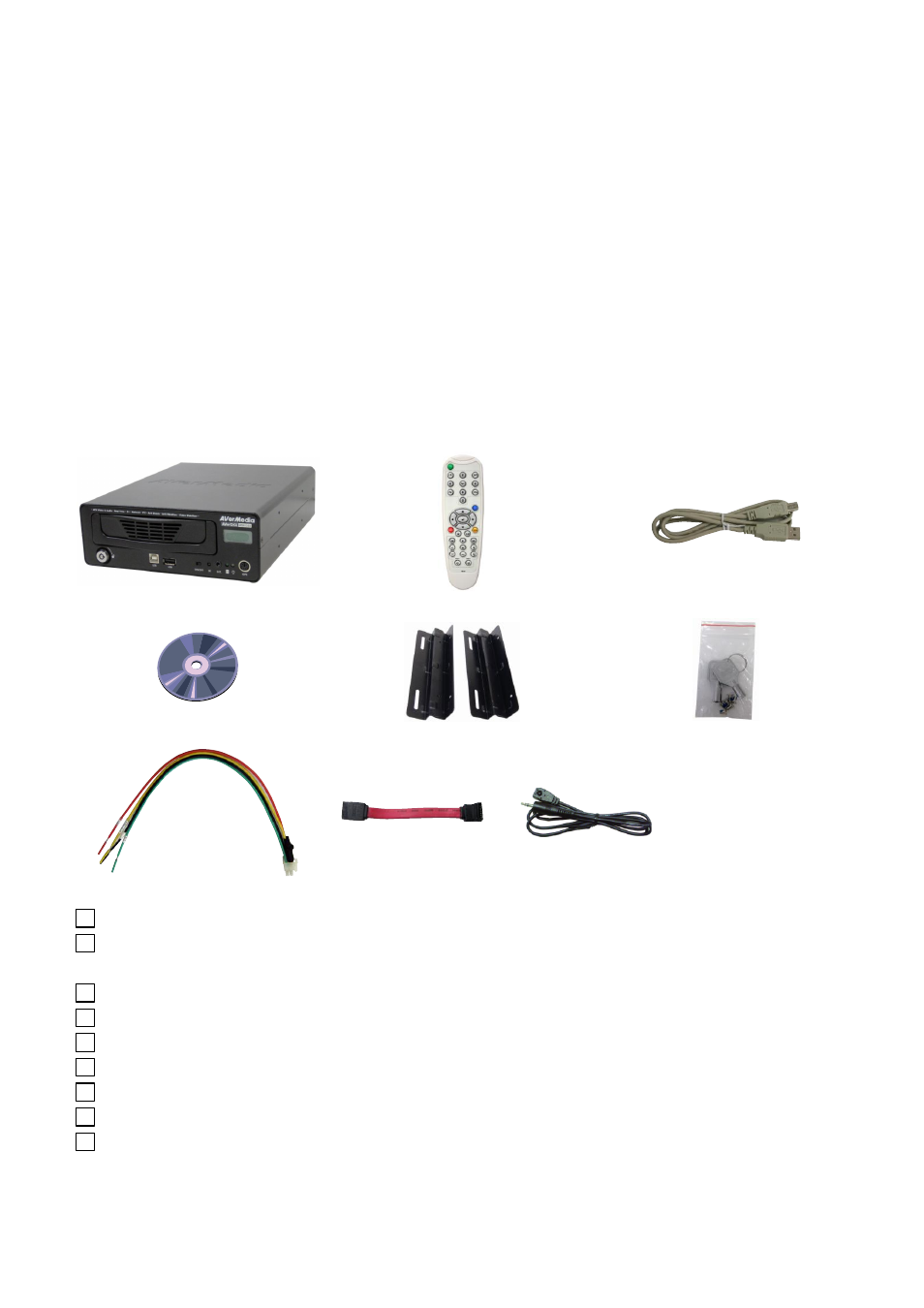 Chapter 1 introduction, 1 package contents, Chapter 1 | Introduction, Package contents | AVer MOB1304 User Manual | Page 7 / 68