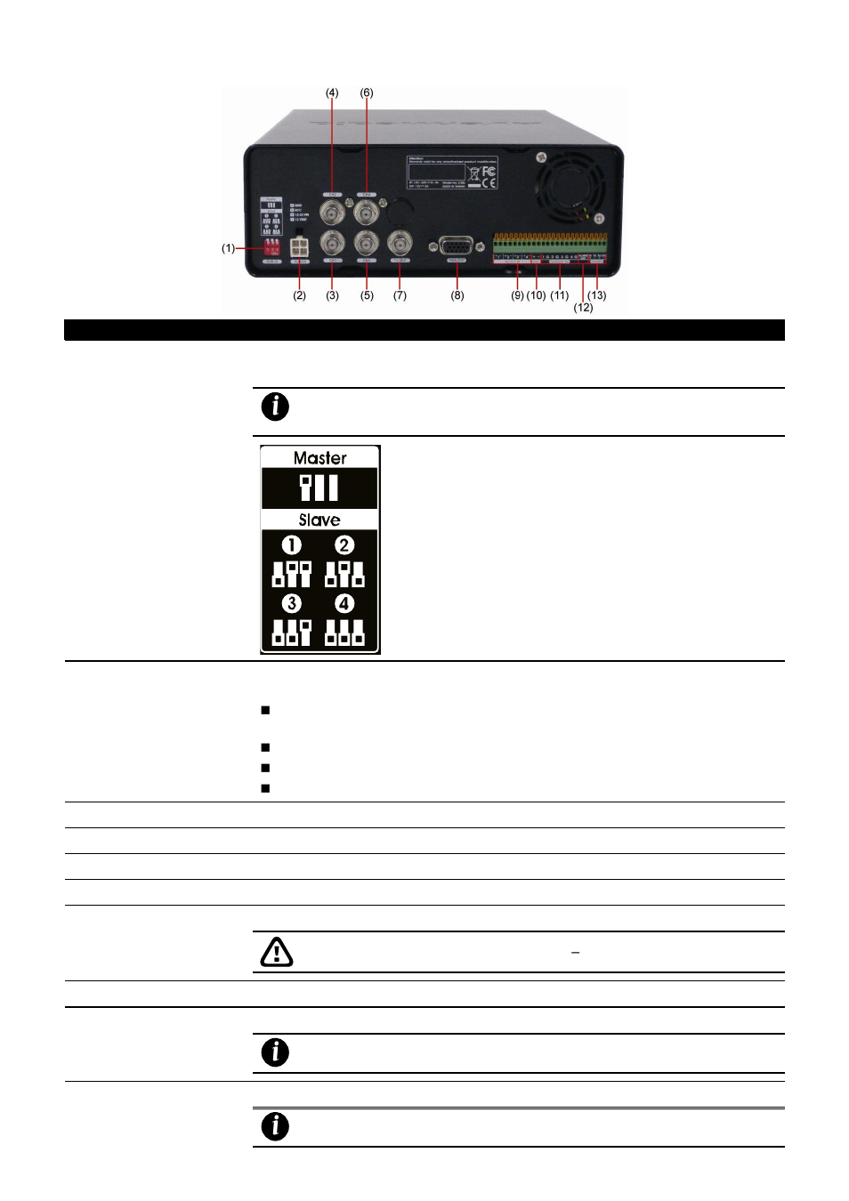 3 back panel, Back panel | AVer MOB1304 User Manual | Page 9 / 68