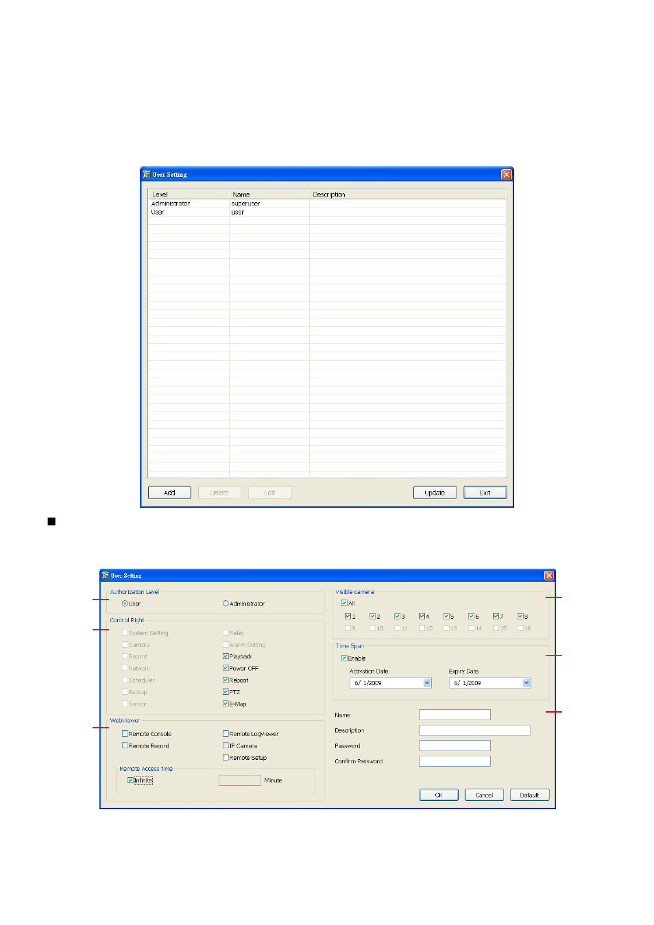User setting, 9 user setting | AVer MXR6008 User Manual | Page 103 / 149