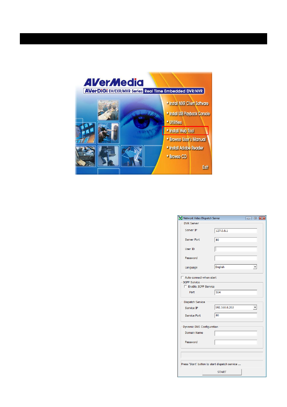 Web tools, Using the idispatch server, Chapter 9 | Chapter 9 web tools, 1 using the idispatch server | AVer MXR6008 User Manual | Page 124 / 149