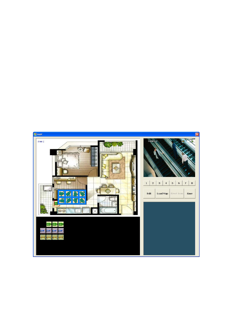 Setting up and using the emap, To set up the emap, To use the emap | Chapter 2.4.1, 1 setting up and using the emap | AVer MXR6008 User Manual | Page 23 / 149