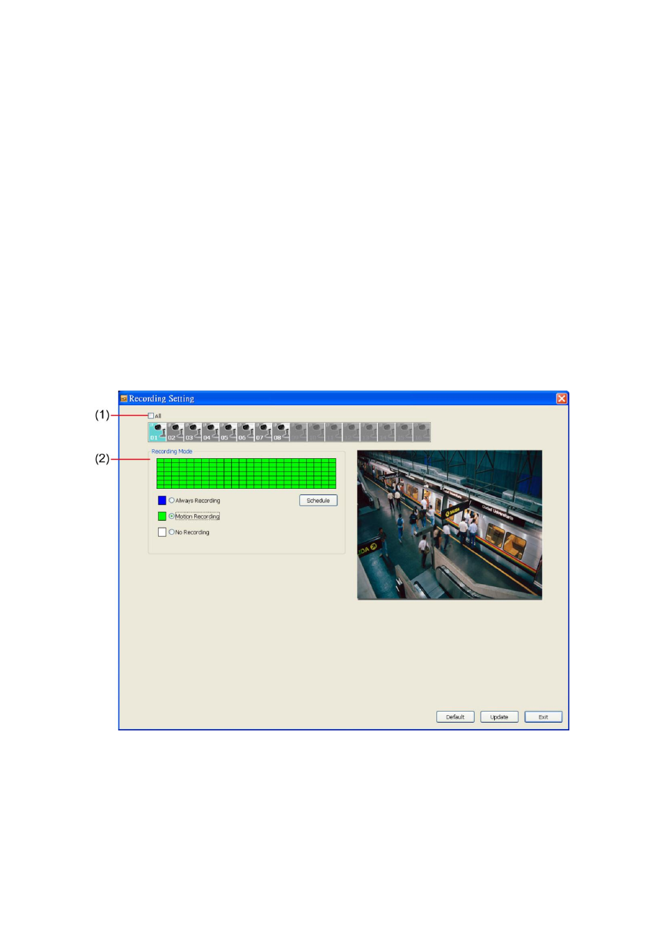 Recording setting, 5 recording setting | AVer MXR6008 User Manual | Page 52 / 149