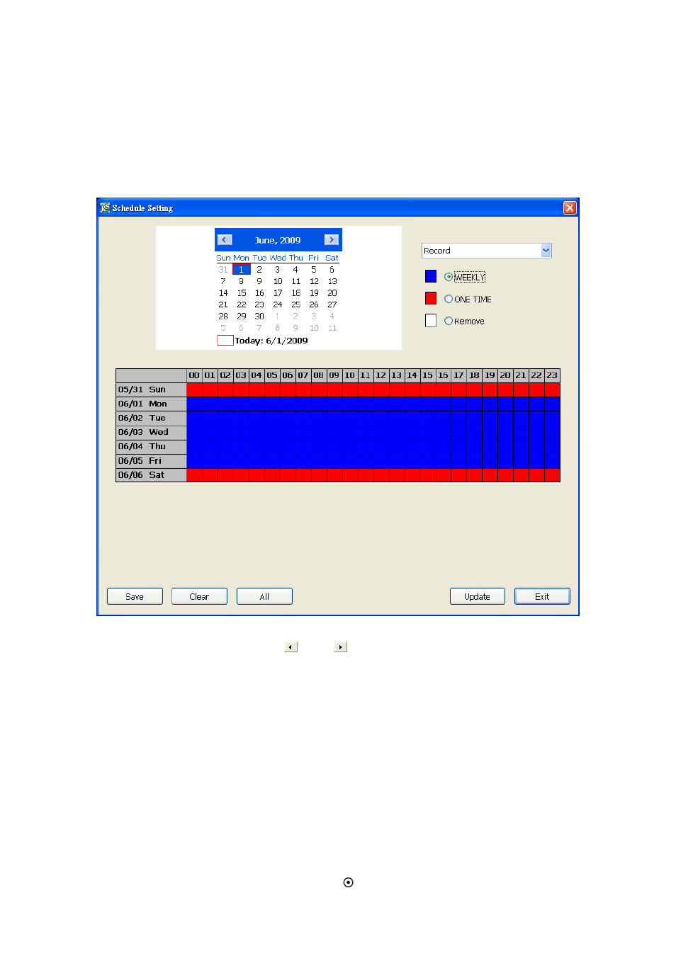 Schedule setting, 7 schedule setting | AVer MXR6008 User Manual | Page 57 / 149