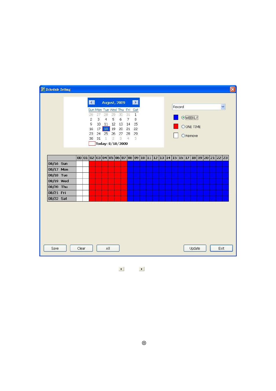 Schedule setting | AVer MXR6008 User Manual | Page 94 / 149