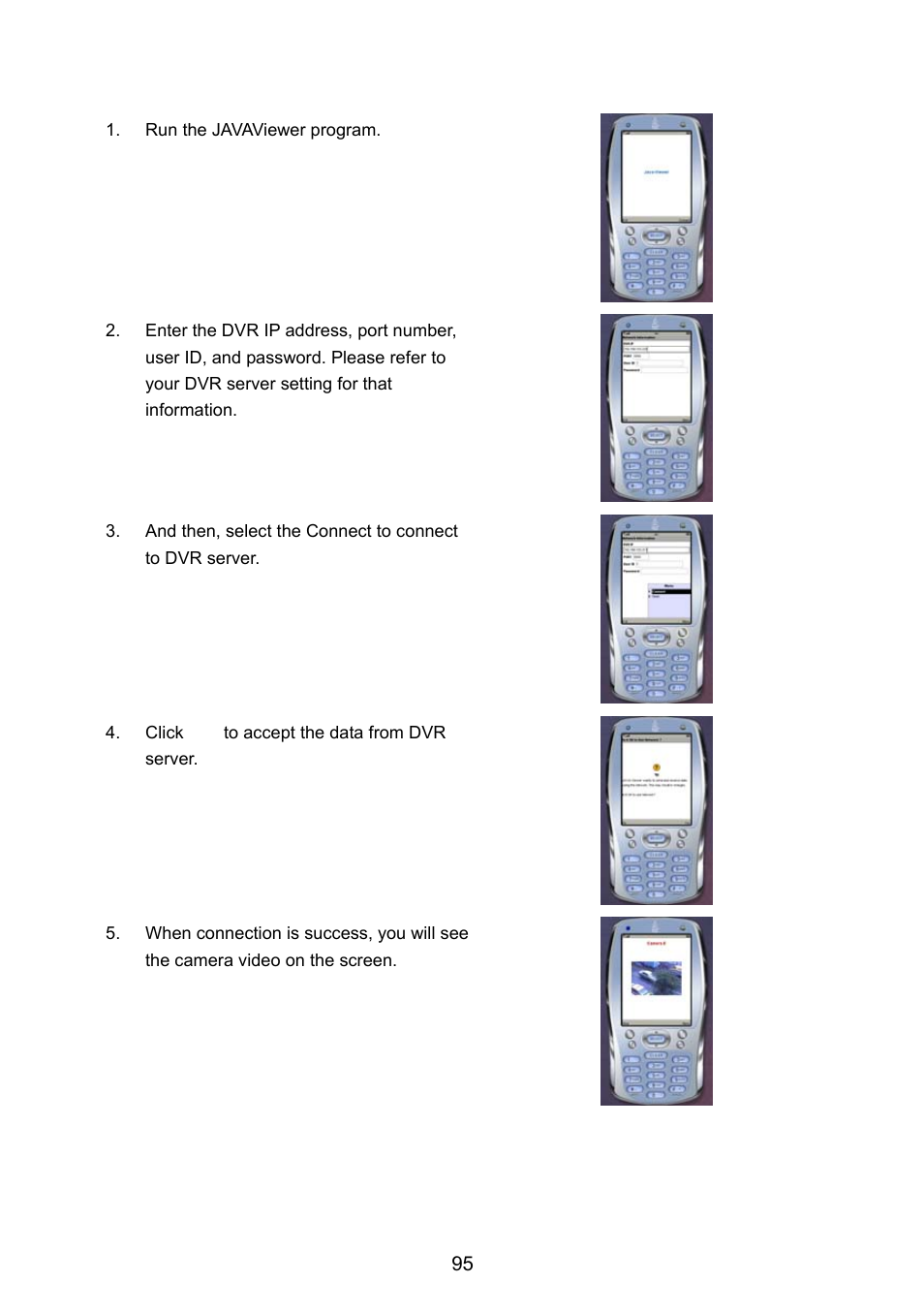 To use the javaviewer | AVer NX8000 User Manual | Page 102 / 116