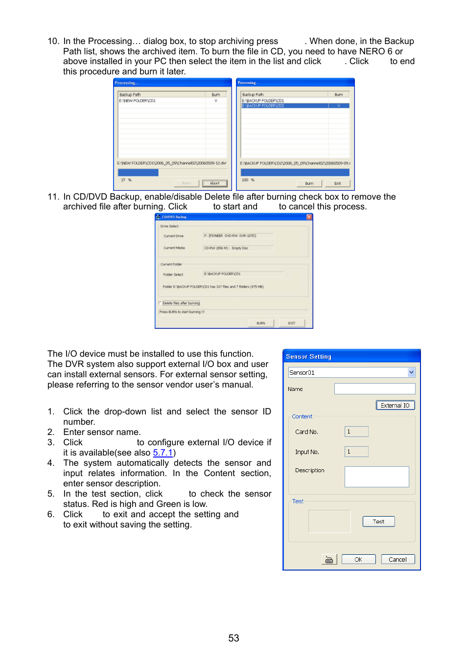 Sensor setting | AVer NX8000 User Manual | Page 60 / 116