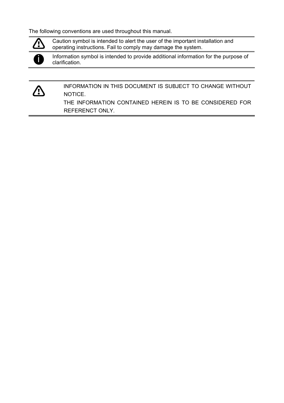 Manual conventions | AVer NX8000 User Manual | Page 7 / 116