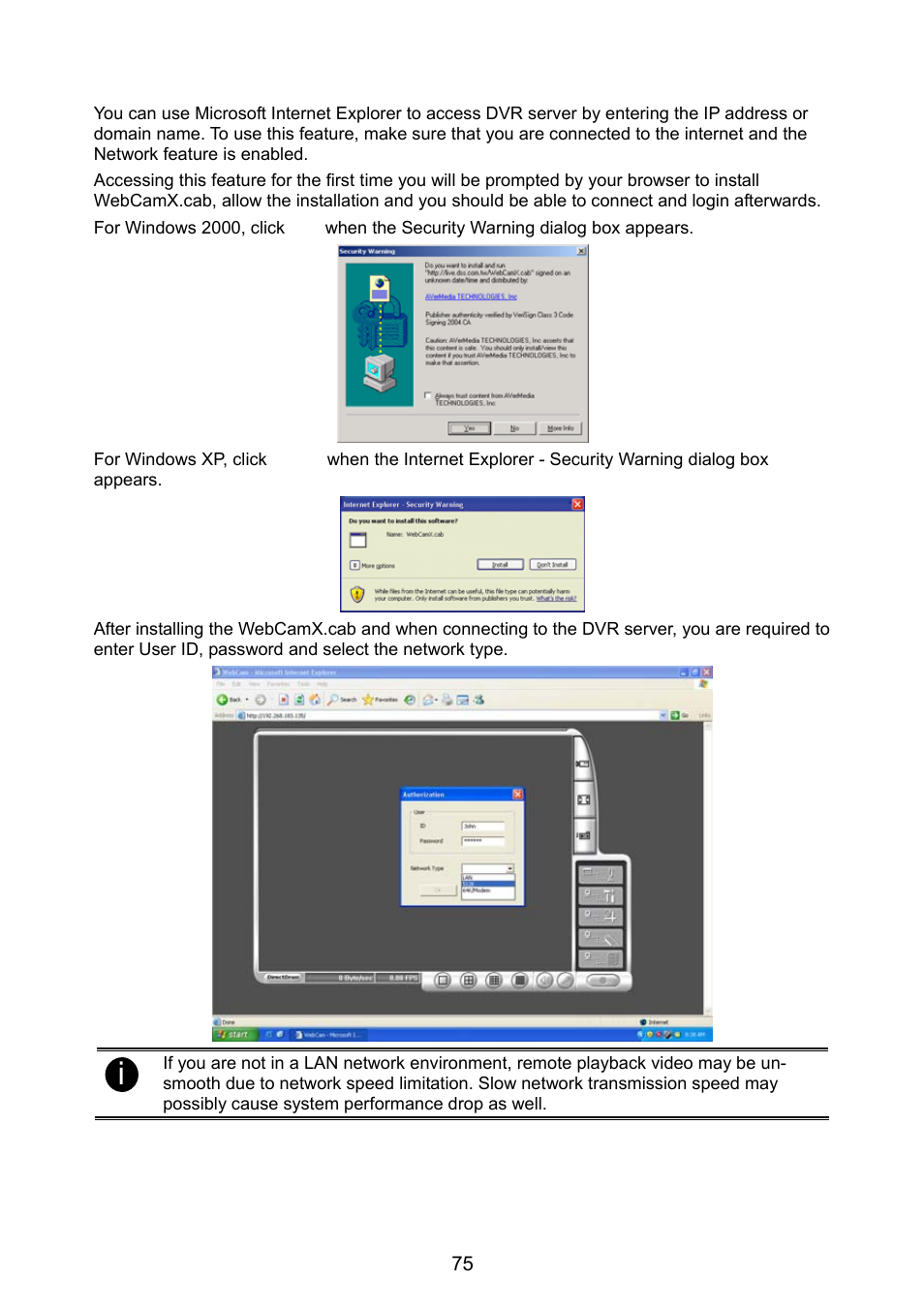 Chapter 8 using the remote programs, Chapter 8, Using the remote programs | AVer NX8000 User Manual | Page 82 / 116