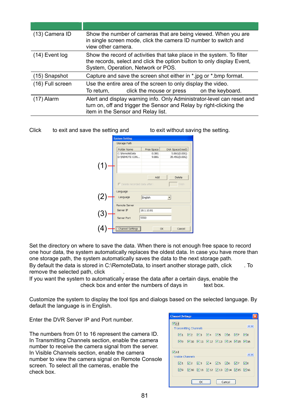 To setup remote console setting, Mote console setting. (see also, Chapter 8.3.1 | AVer NX8000 User Manual | Page 88 / 116