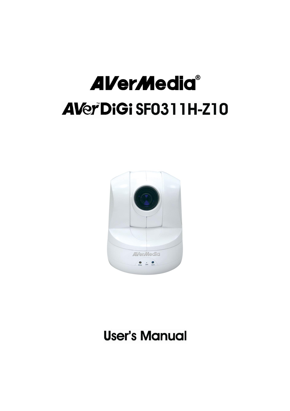 AVer SF0311H-Z10 IP Cam User Manual | 82 pages