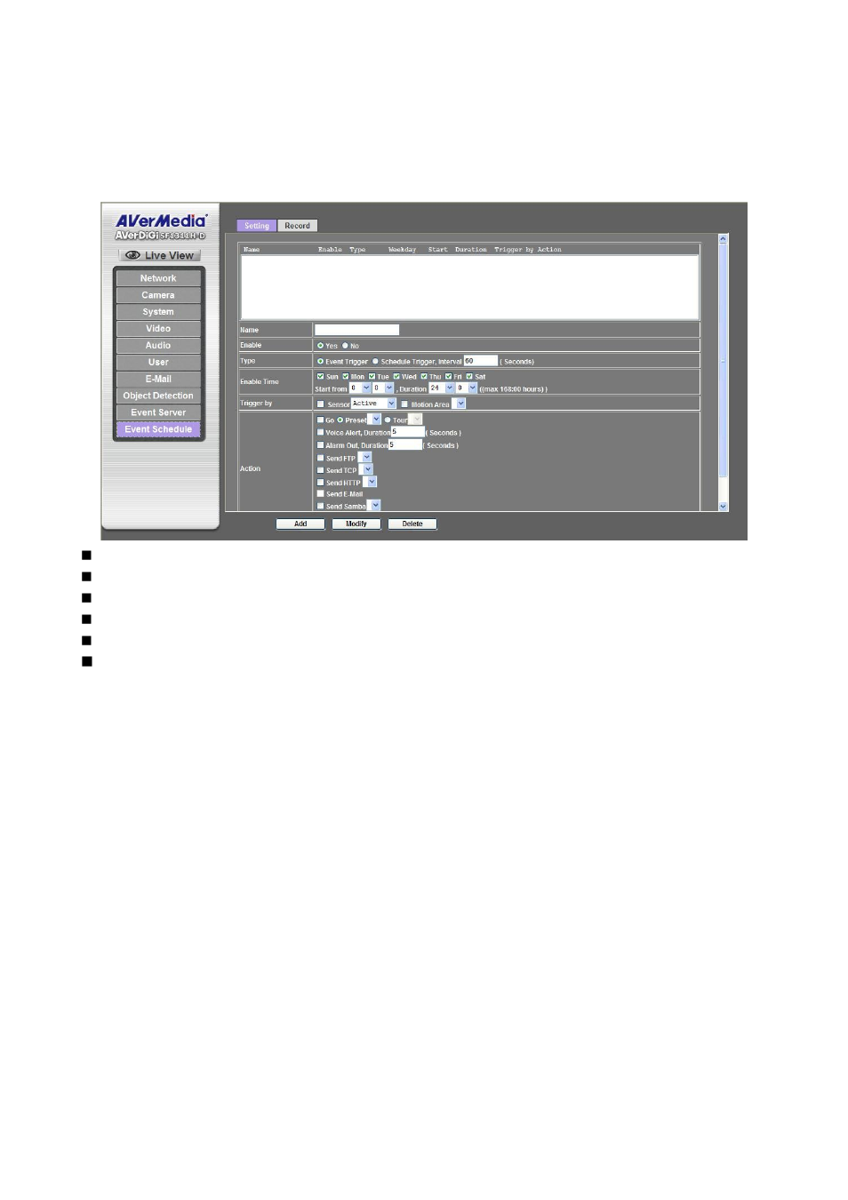 AVer SF1311H-D User Manual | Page 50 / 76