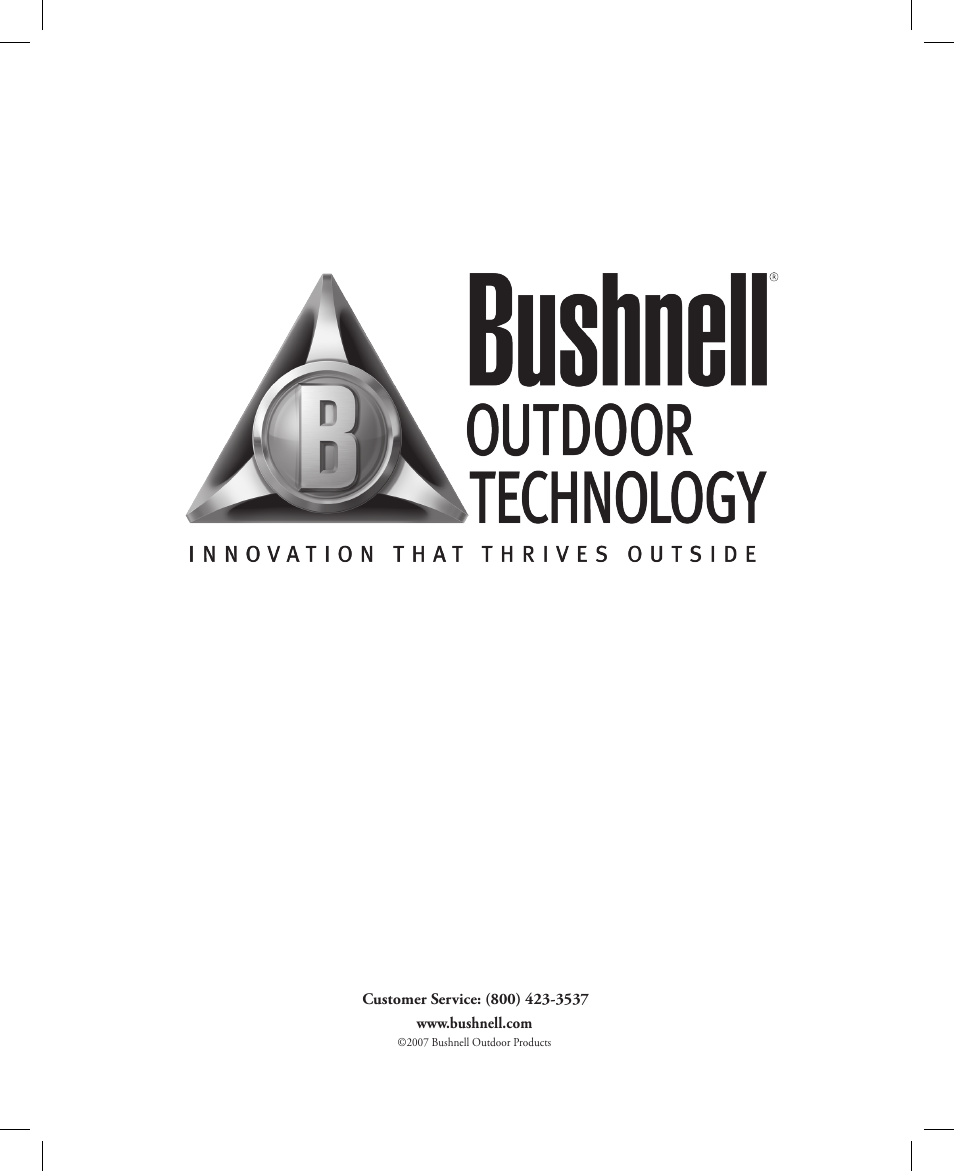 Bushnell 362000 User Manual | Page 28 / 28