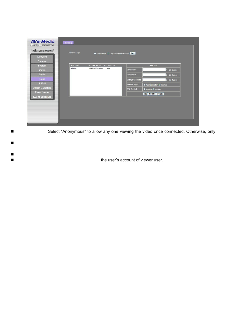 AVer SF1311H-R User Manual | Page 44 / 77