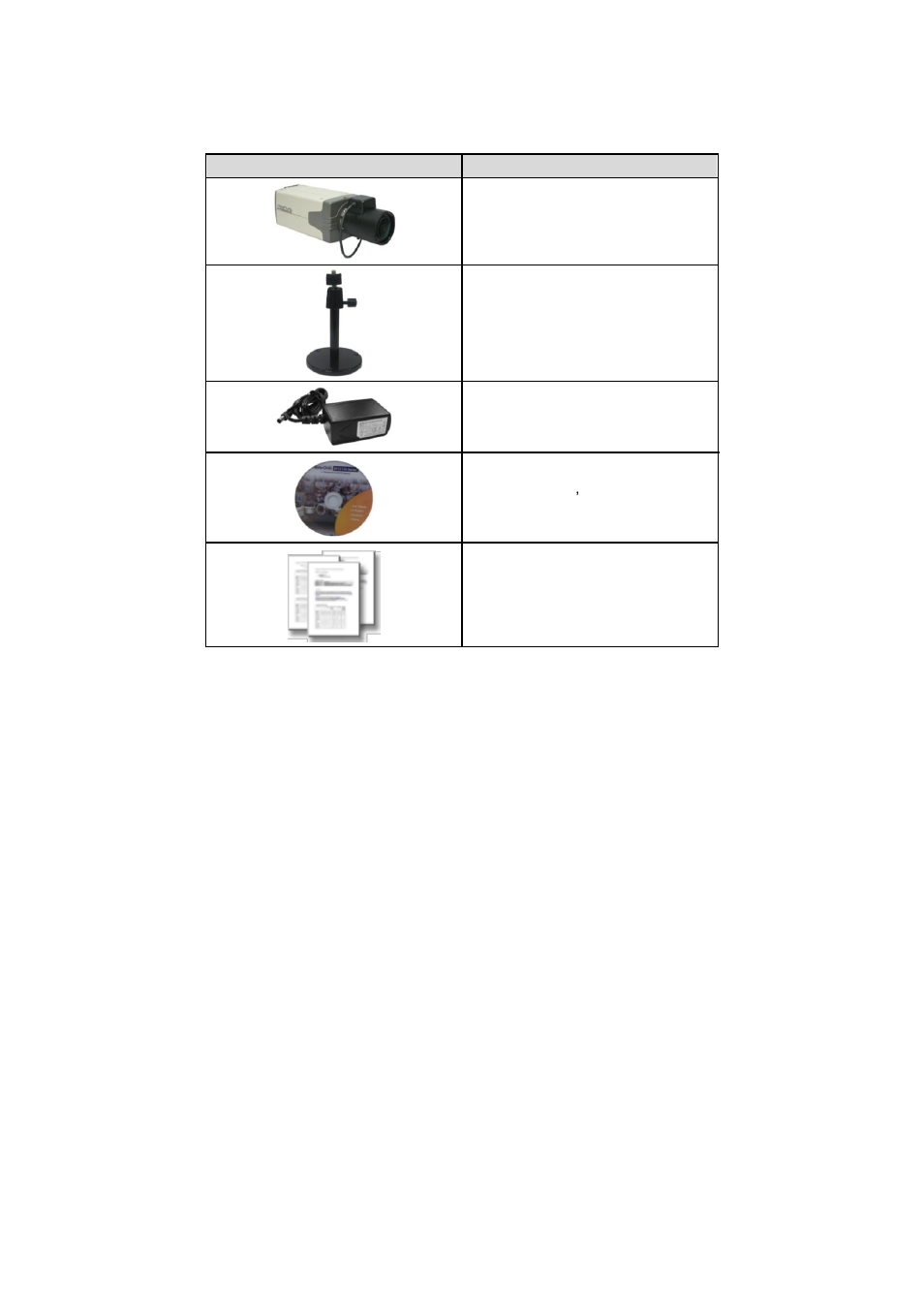 Package contents | AVer SF1311H-R User Manual | Page 7 / 77