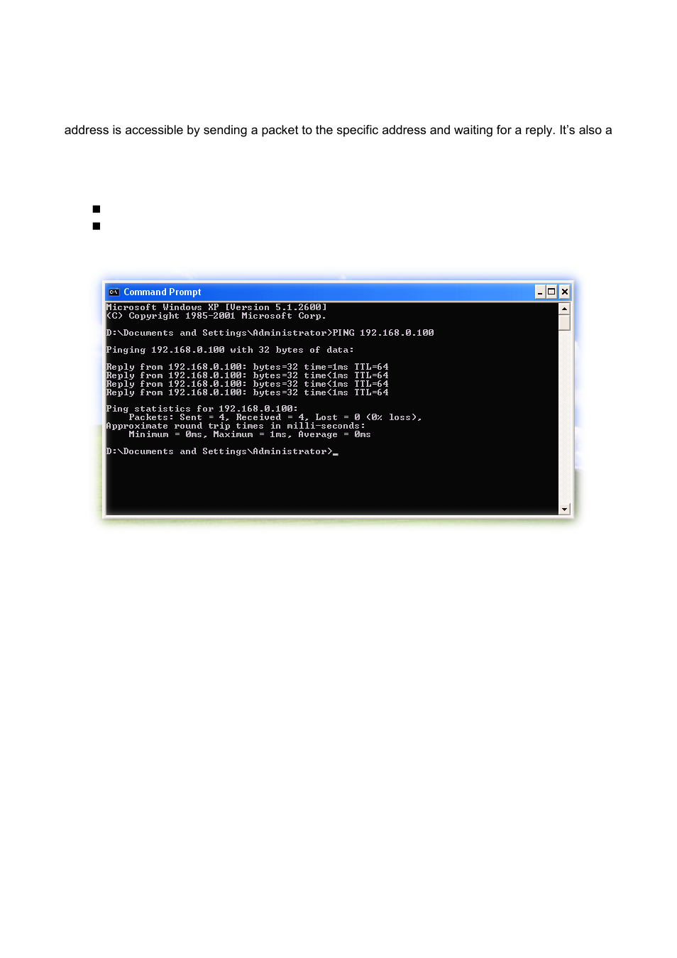 Appendix c: ping ip address | AVer SF1311H-B User Manual | Page 57 / 75