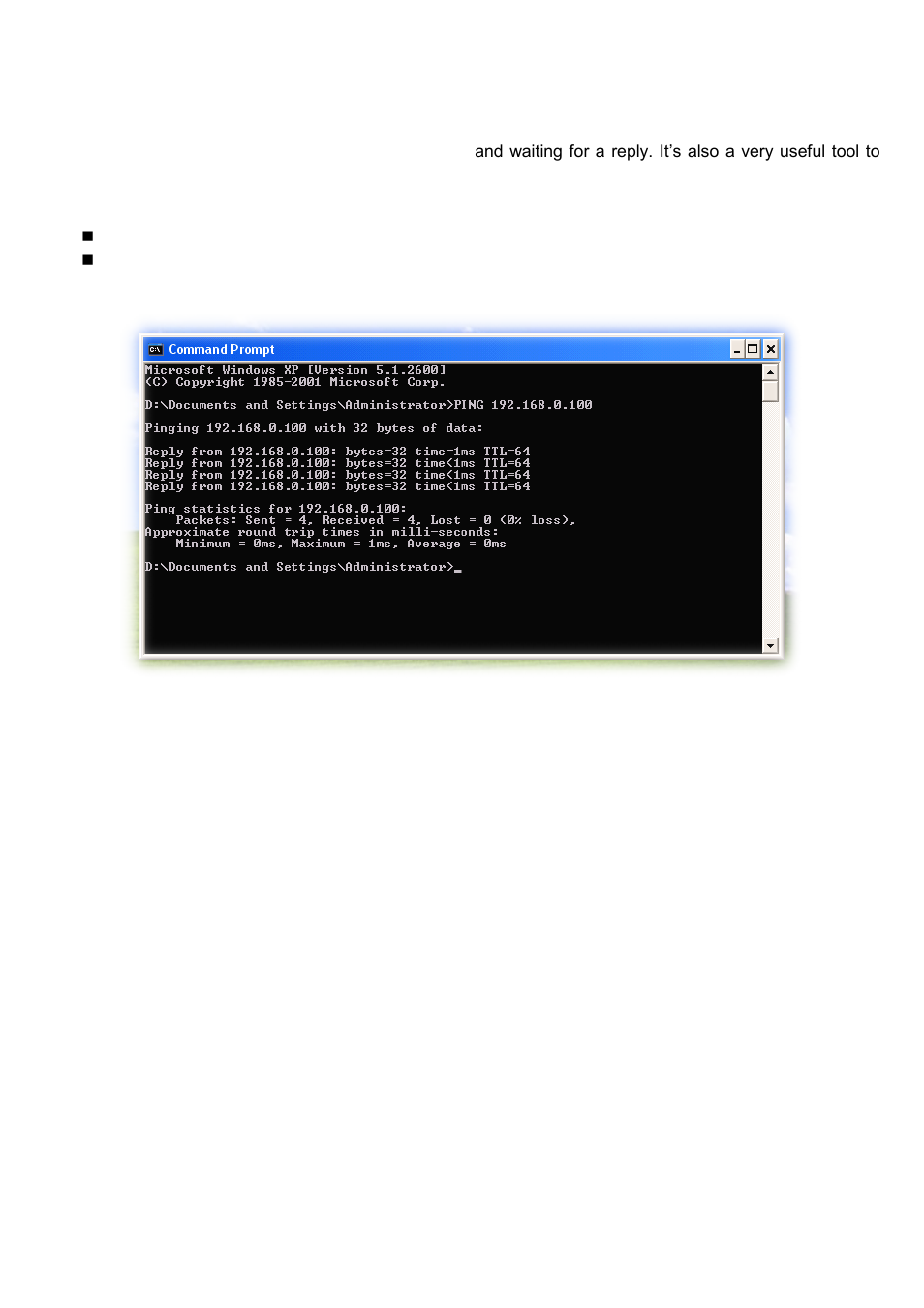 Appendix c: ping ip address | AVer SF1311H-C User Manual | Page 59 / 77