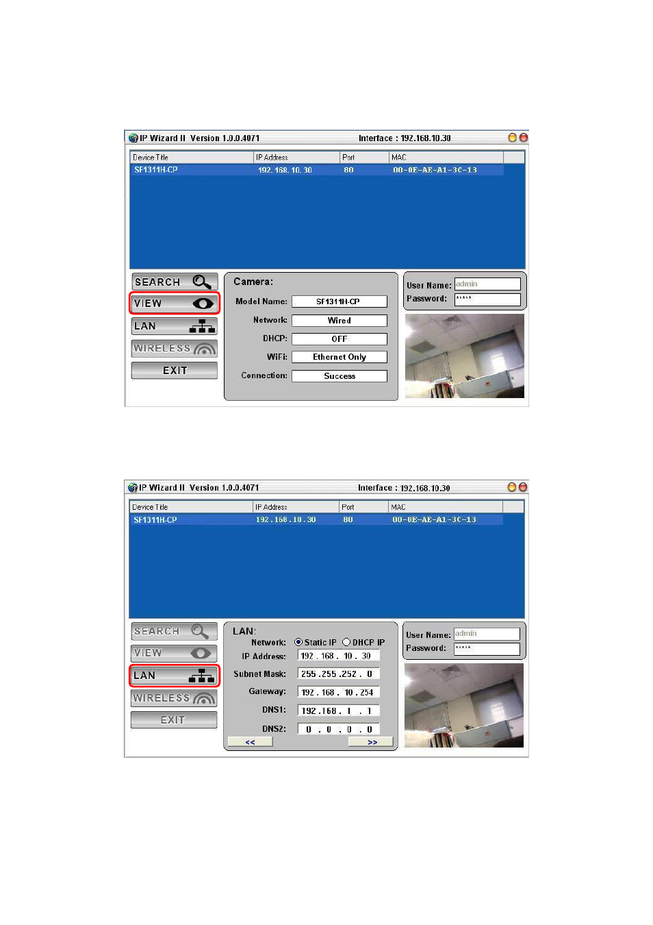 View lan, View | AVer SF1311H-CP User Manual | Page 13 / 80