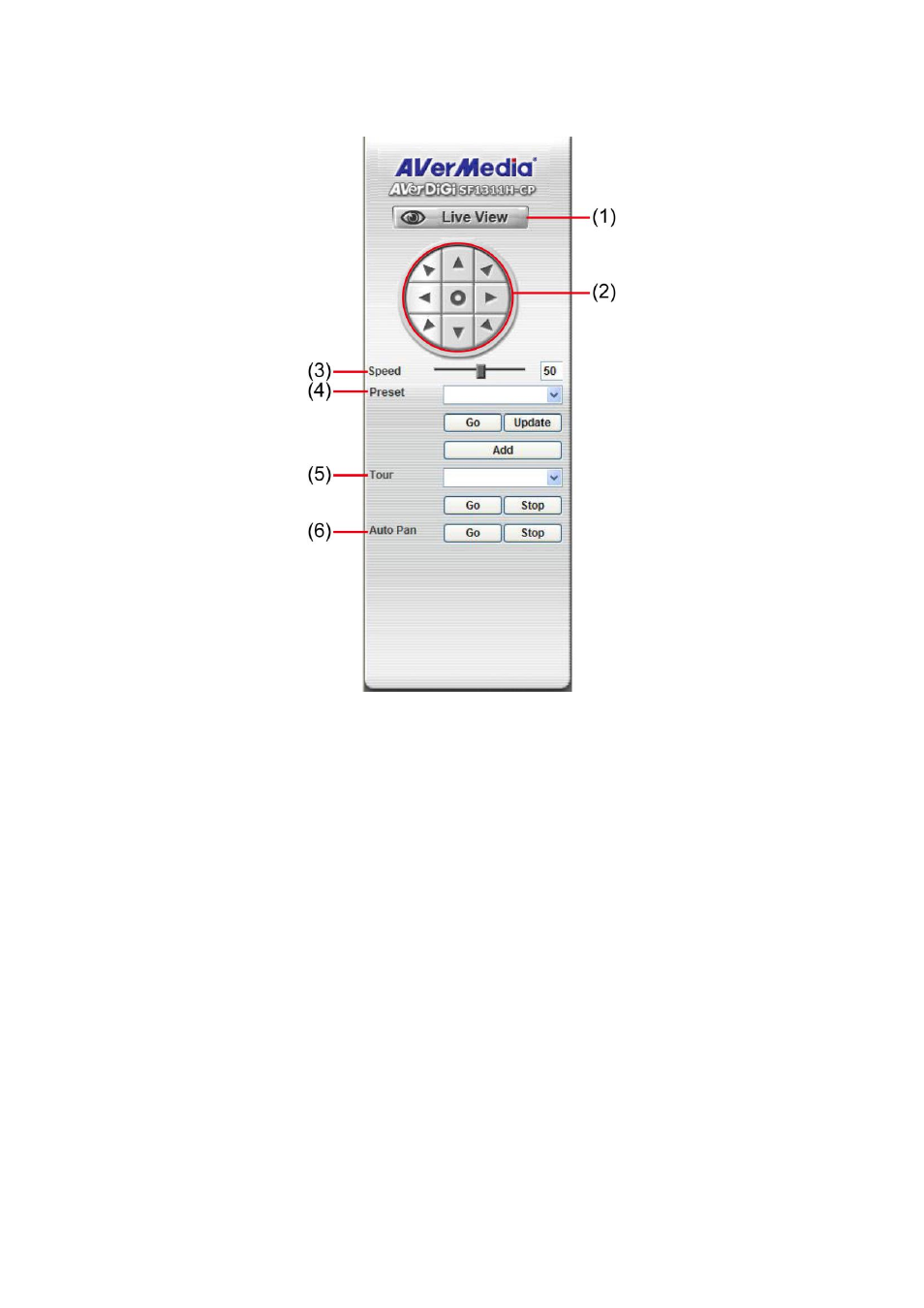 Ptz control | AVer SF1311H-CP User Manual | Page 23 / 80