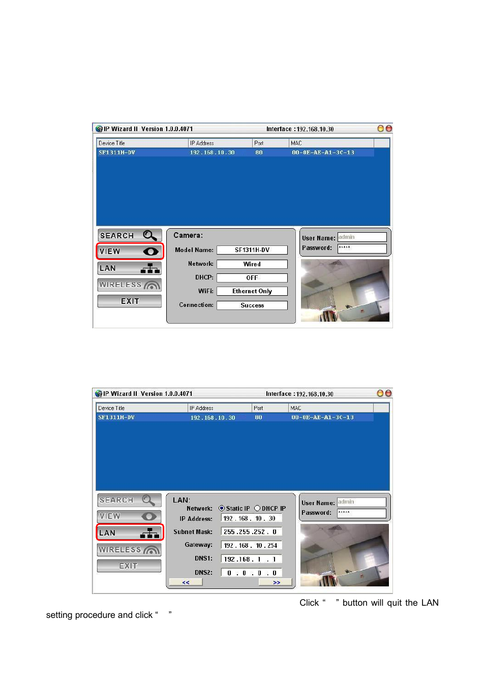 View lan, View | AVer SF1311H-DV User Manual | Page 12 / 76