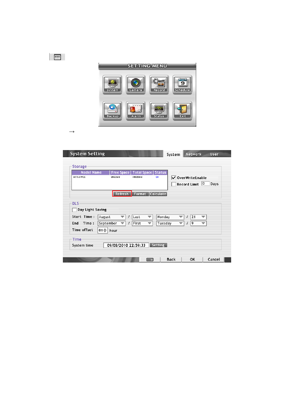 Step 2. formatting the hard disk | AVer SEB3104H User Manual | Page 15 / 101