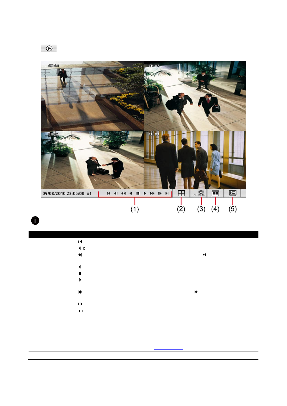 Playback, Chapter23, Familiarizing the functions in playback mode | Chapter 2.3, 3 familiarizing the functions in playback mode | AVer SEB3104H User Manual | Page 22 / 101