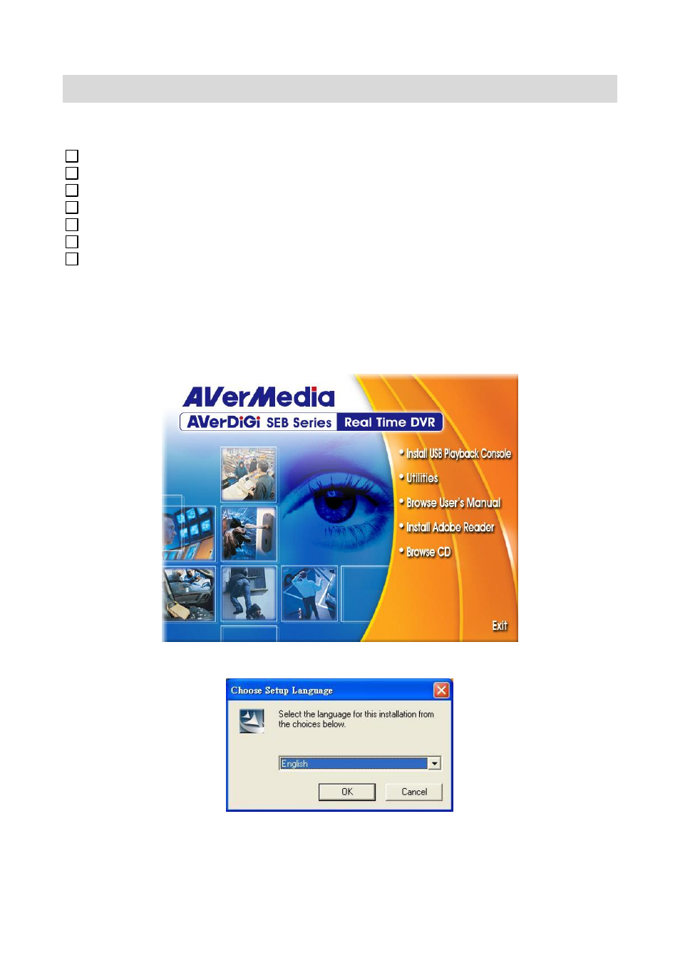 Chapter37, Chapter7, Chapter 4 | Using the usb playback console, Recommended system requirements, Installing the usb playback console, Chapter 4 using the usb playback console, 1 recommended system requirements, 2 installing the usb playback console | AVer SEB3104H User Manual | Page 53 / 101