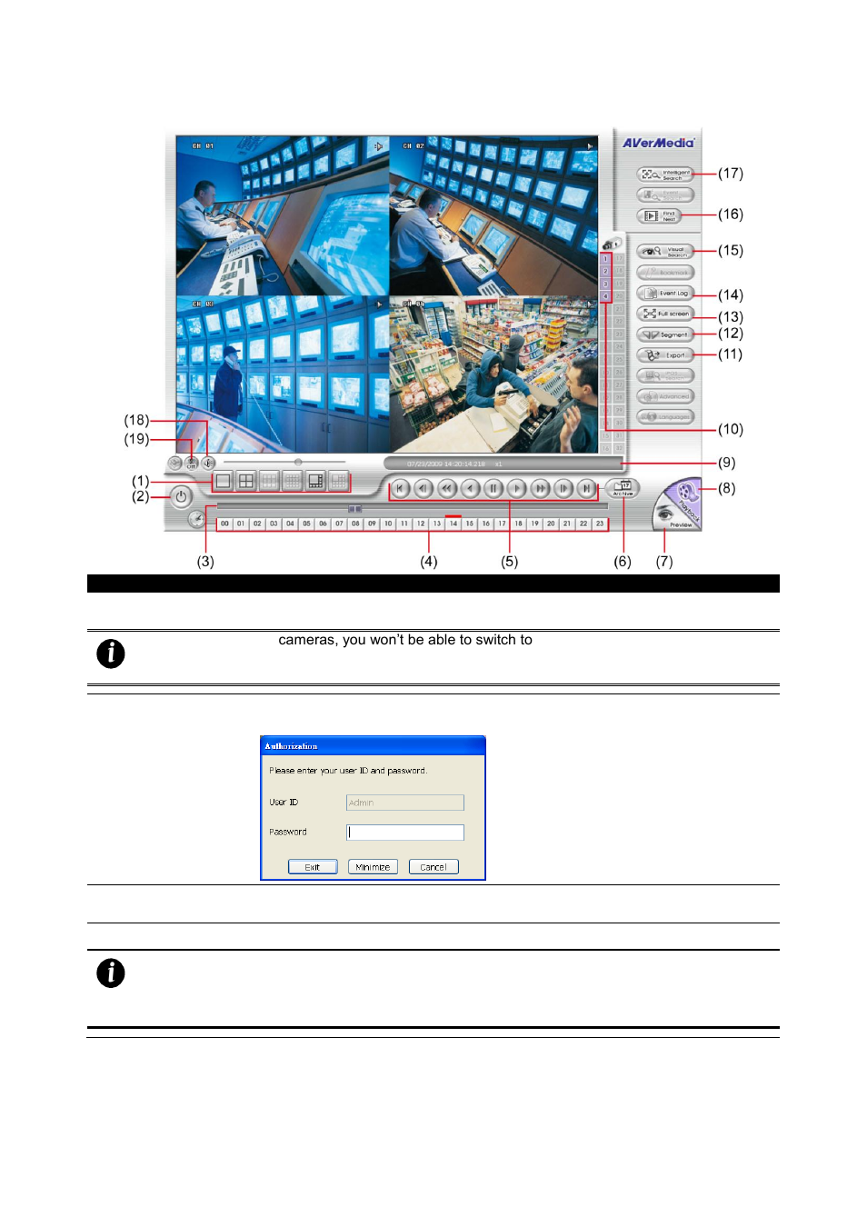 Familiarizing the local playback buttons, 1 familiarizing the local playback buttons | AVer SEB3104H User Manual | Page 83 / 101