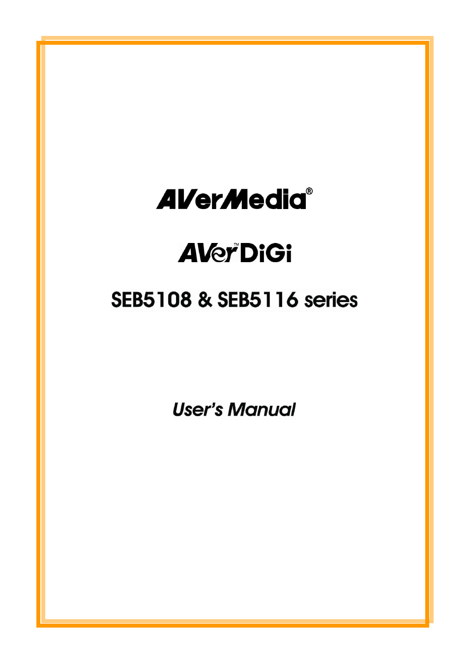 AVer SEB5116 series User Manual | 119 pages