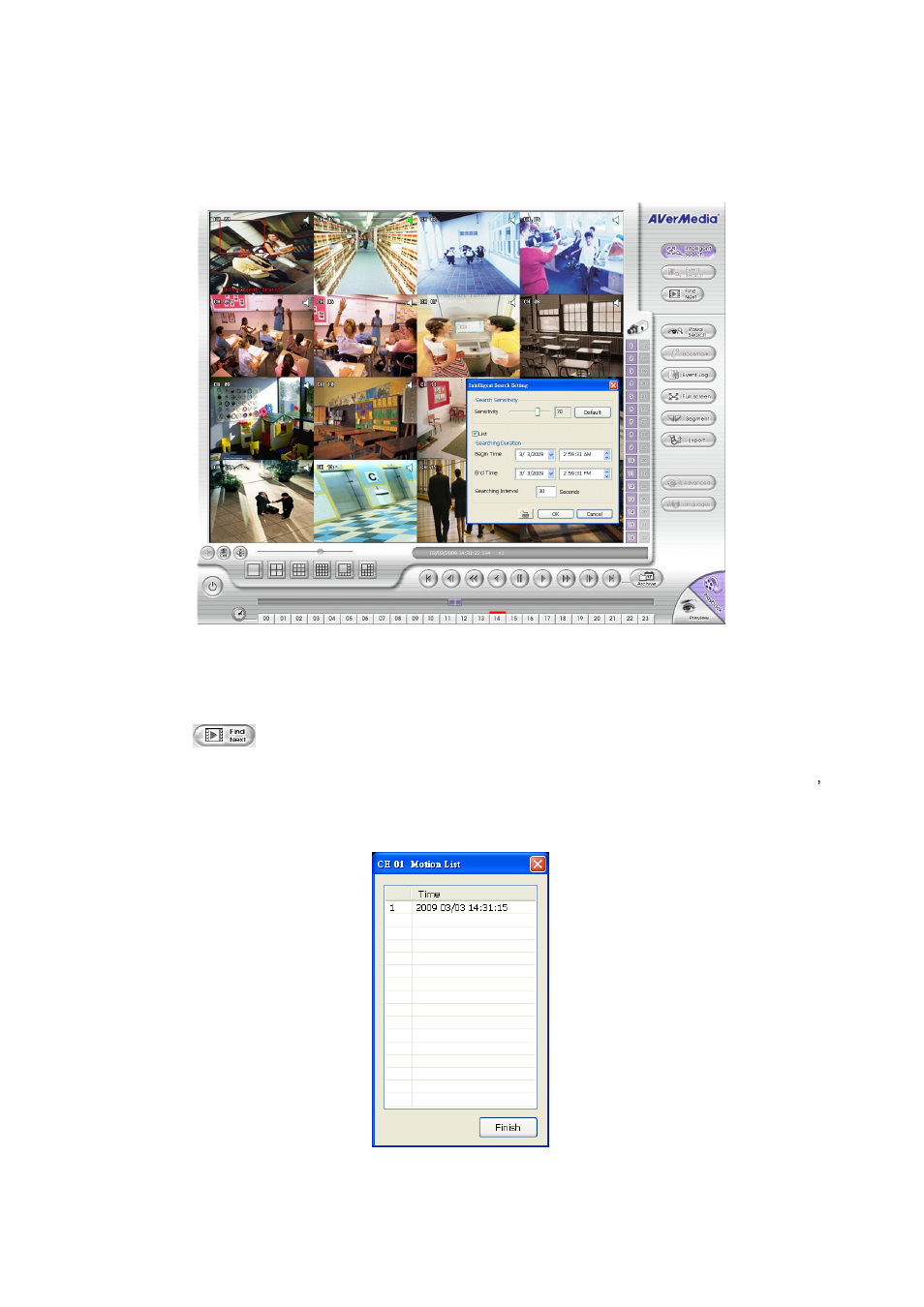 To search using the intelligent search, 3 to search using the intelligent search | AVer SEB5116 series User Manual | Page 106 / 119