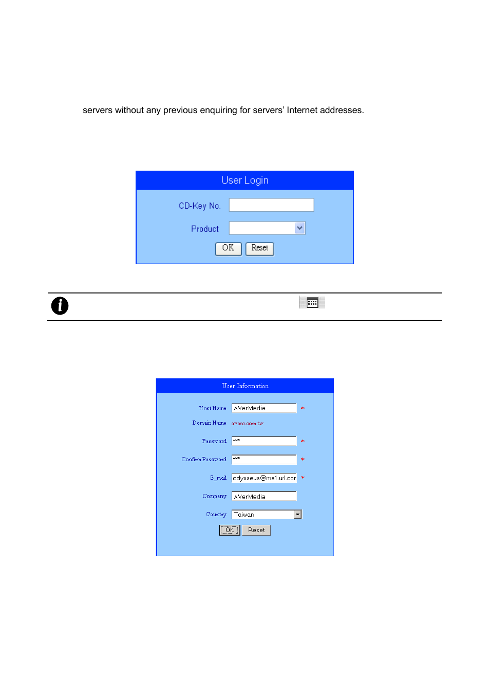 Appendix a registering domain name | AVer SEB5116 series User Manual | Page 111 / 119