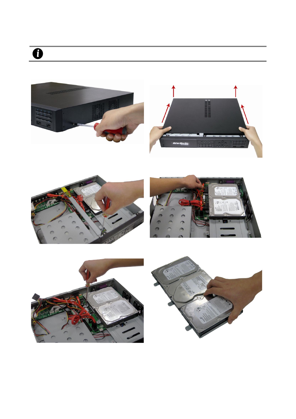 Appendix c installing 3rd and 4th hard disk, Appendix c installing 3, And 4 | Hard disk | AVer SEB5116 series User Manual | Page 113 / 119