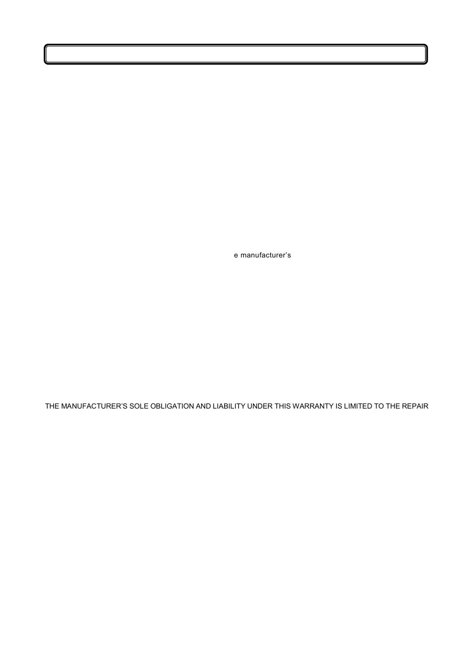 Warranty notice | AVer SEB5116 series User Manual | Page 119 / 119