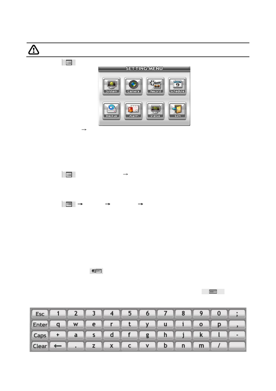 Using the virtual keyboard, 1 using the virtual keyboard | AVer SEB5116 series User Manual | Page 28 / 119