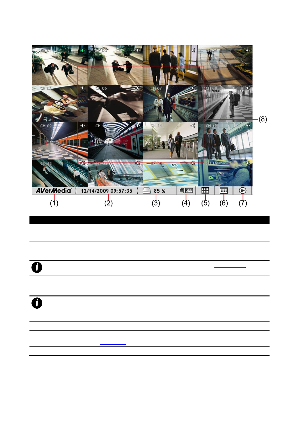 Familiarizing the functions in preview mode, 3 familiarizing the functions in preview mode | AVer SEB5116 series User Manual | Page 29 / 119