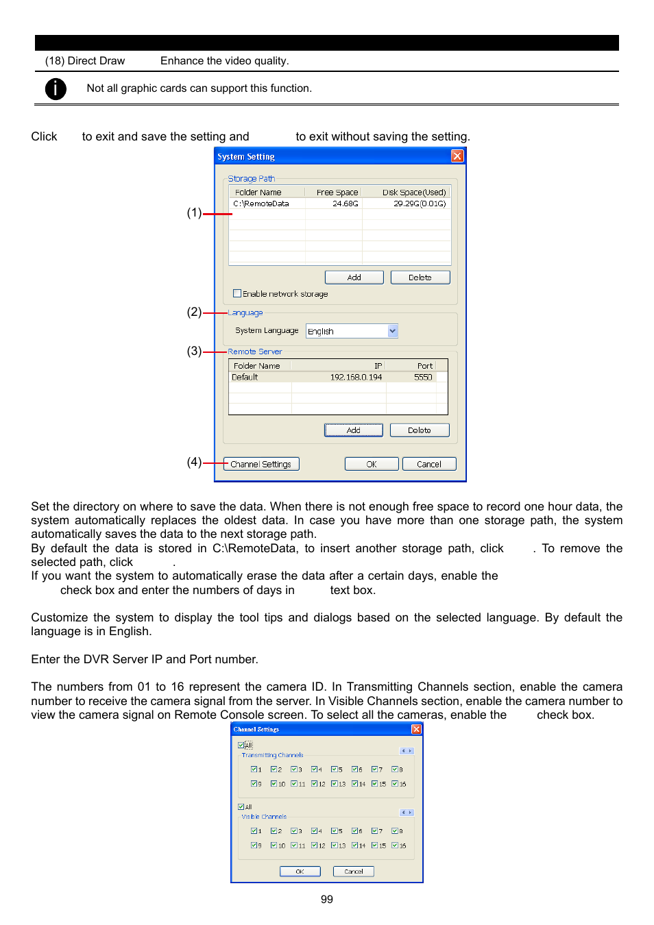 1 to setup remote console setting | AVer XR8032_RACK User Manual | Page 105 / 157