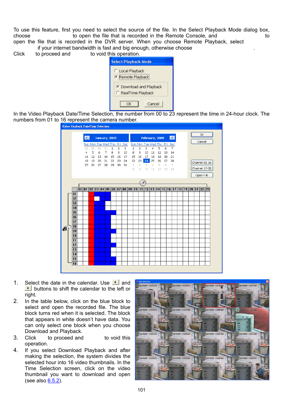 5 using the remote playback | AVer XR8032_RACK User Manual | Page 107 / 157