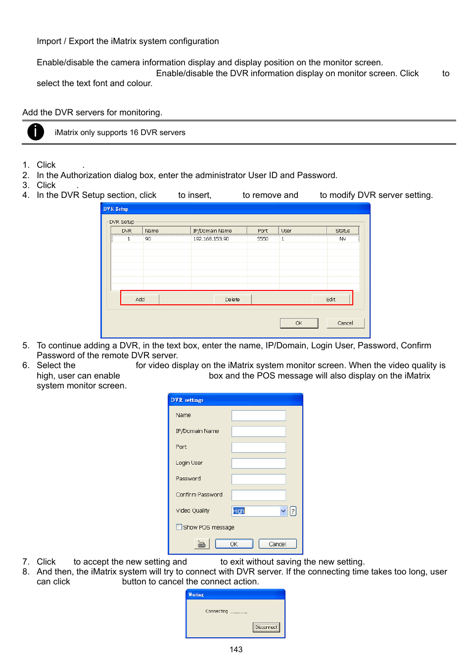 AVer XR8032_RACK User Manual | Page 149 / 157