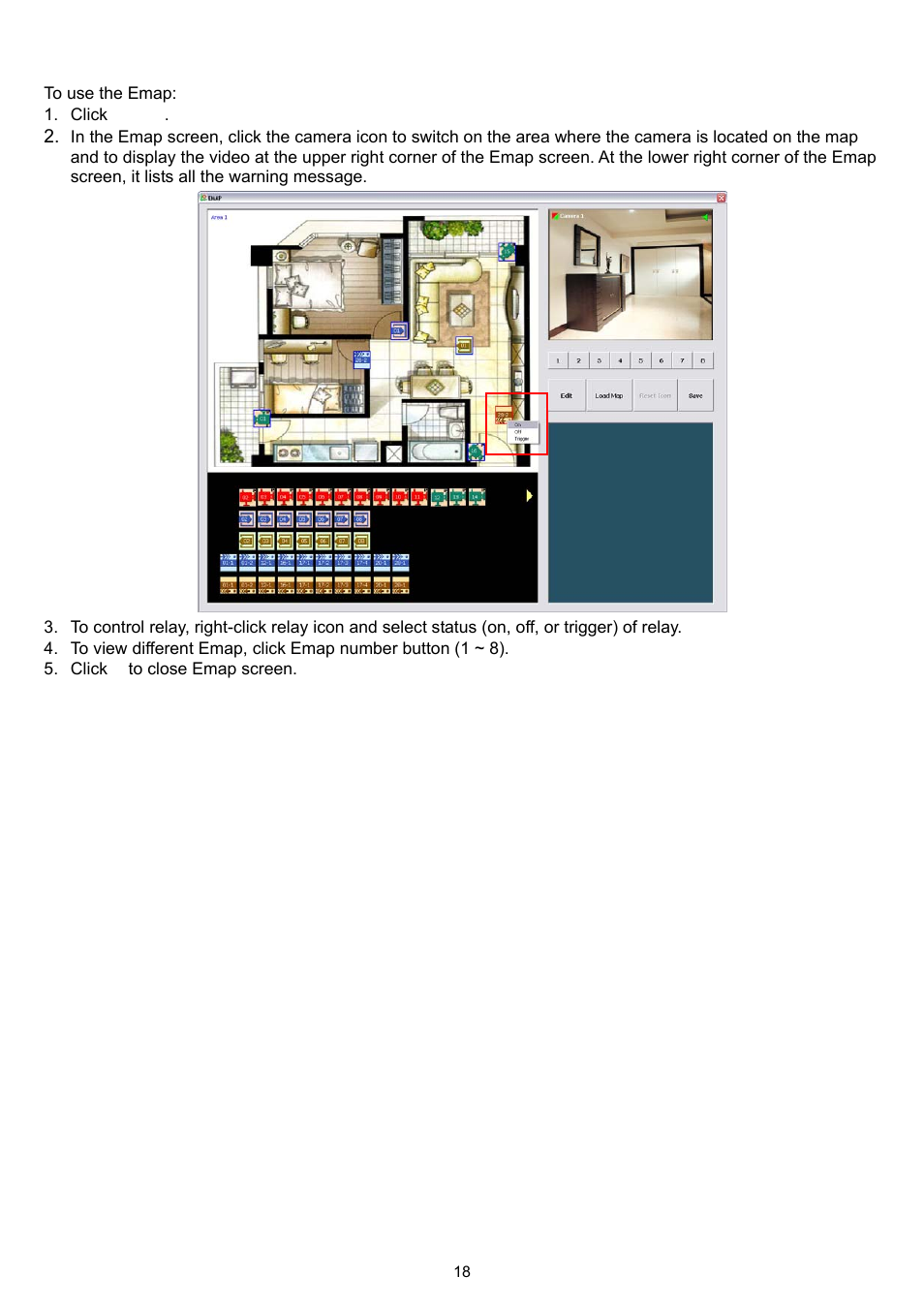 2 to use the emap | AVer XR8032_RACK User Manual | Page 24 / 157