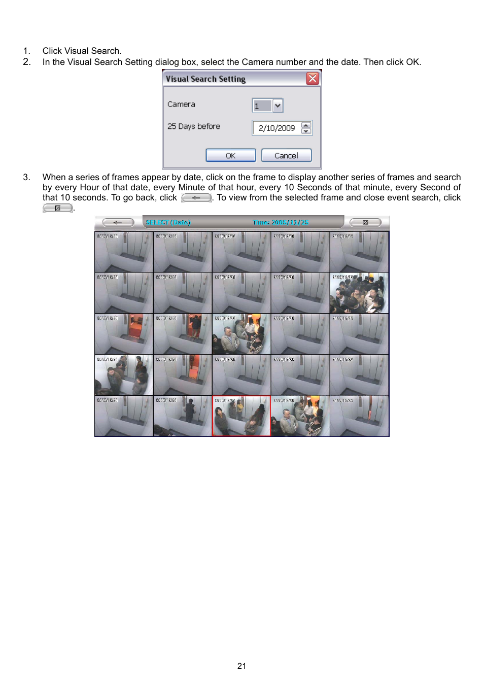 9 to search using the visual search | AVer XR8032_RACK User Manual | Page 27 / 157