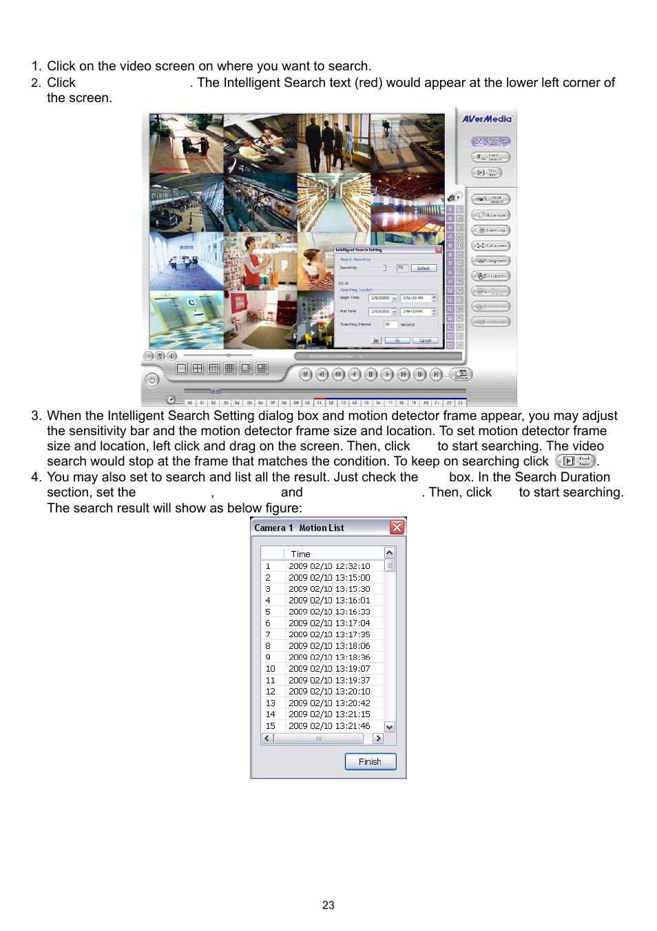 11 to search using the intelligent search | AVer XR8032_RACK User Manual | Page 29 / 157